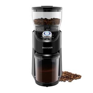 Wholesale 220 Volt Shardor Conical Burr Coffee Grinder 150W Stainless Steel with LED Light from china suppliers