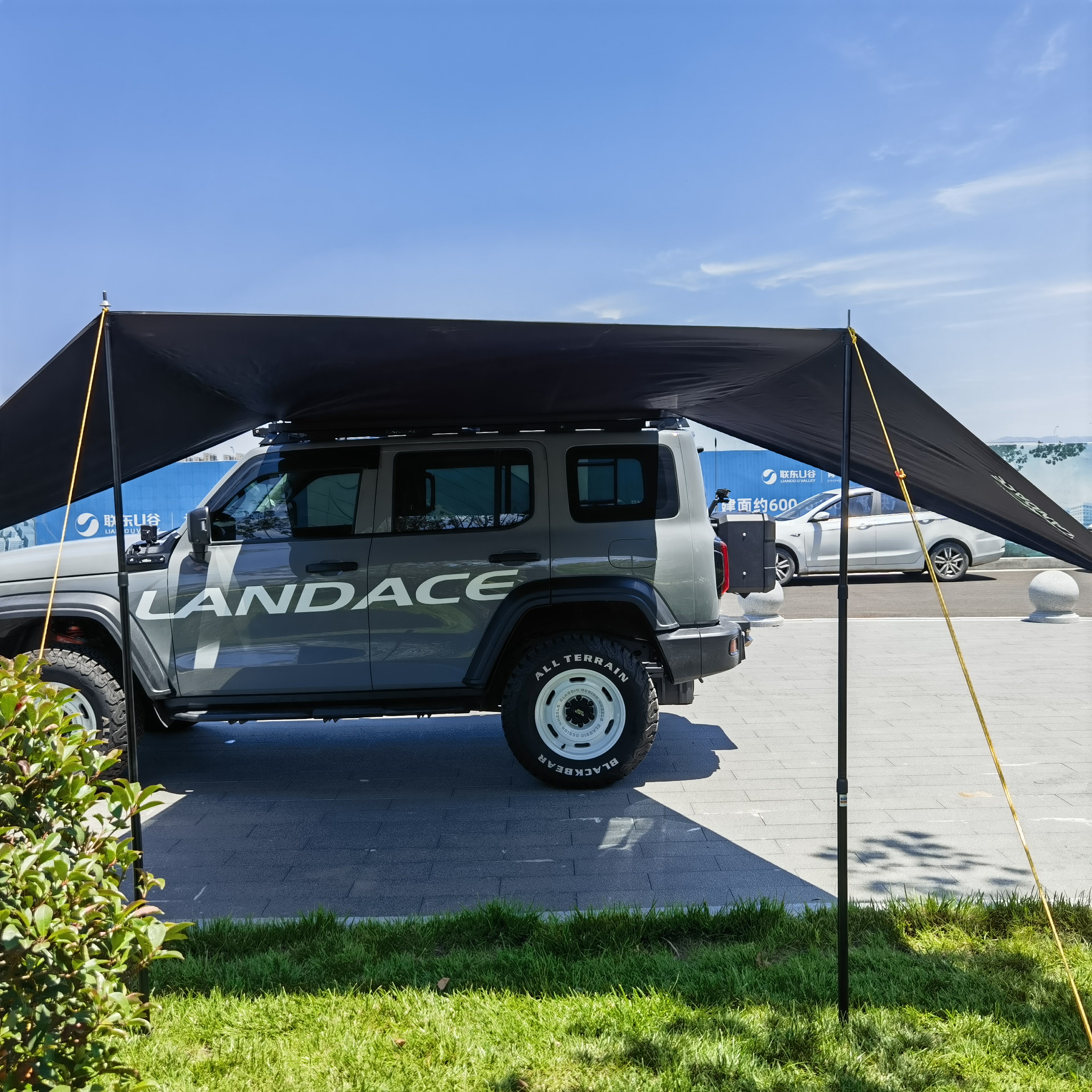 Beach Vacation 4wd Side Awning 2-4 Person Car Side Awning Tent