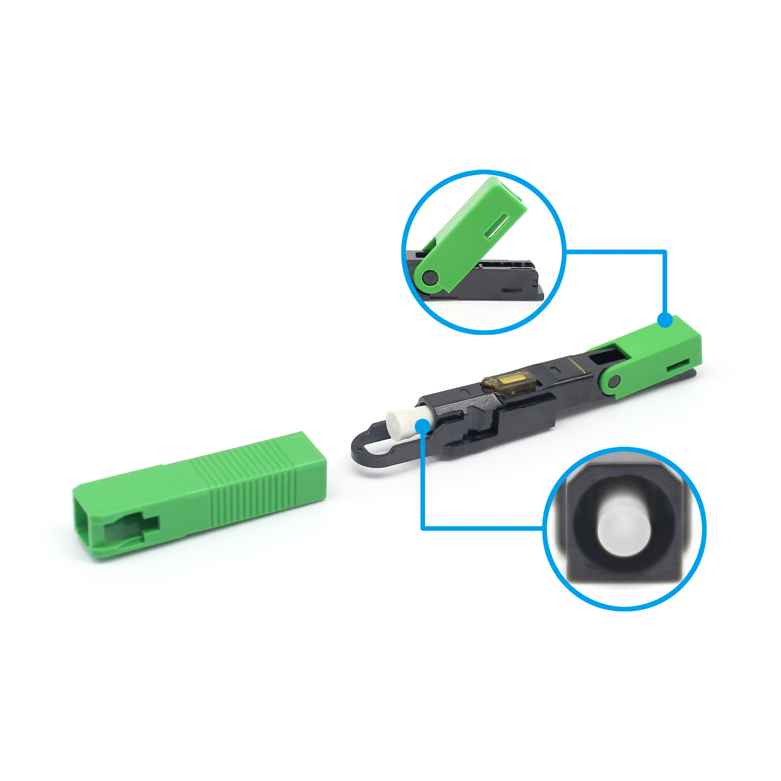 FTTH FTTxFTTB Network SC/UPC Optical Fiber Single Mode Fast Connector for Drop Cable