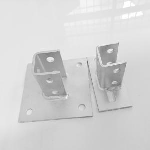 Wholesale Flat Plate Strut Channel Accessories Cross Elbow Square Fittings from china suppliers