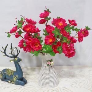 Wholesale Wedding, shooting props, indoor and outdoor decoration with realistic peach blossoms from china suppliers