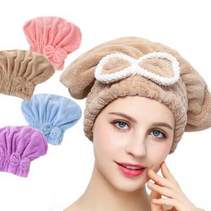 Wholesale OEM Colored Super Absorbent Hair Towel Microfibre Head Towel After Shower from china suppliers