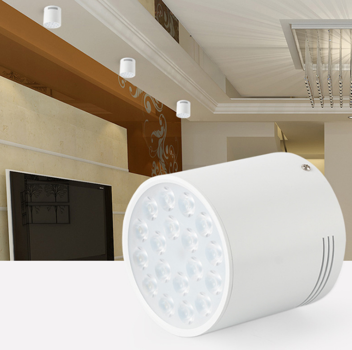 5w led surface mounted downlight adjustable beam angle black white color housing downlight