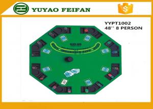 Wholesale 48 Inch 8 Person Poker Table MDF Casino Blackjack Poker Table Custom Poker Table Tops from china suppliers
