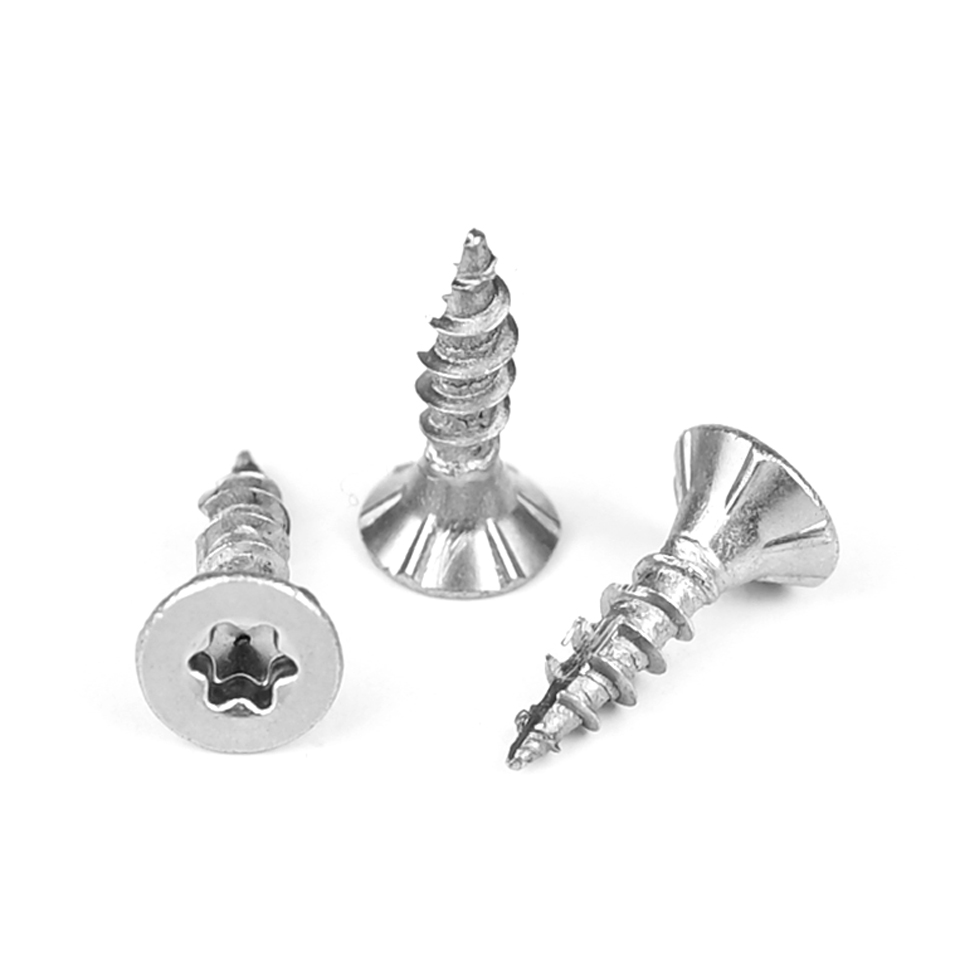 Parafusos Inox Double Cuntersunk Head Torx Chipboard Screw for Stainless Steel Deck