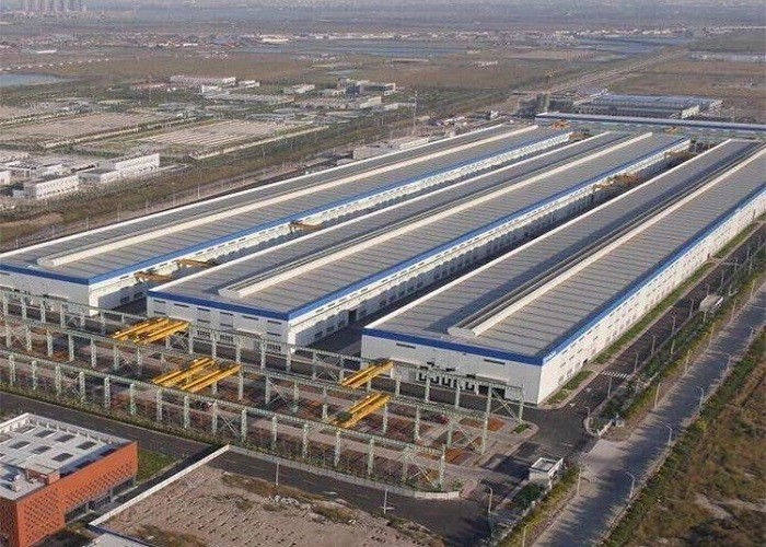 Customized Design Steel Structure Warehouse Environmentally Friendly With Sliding Door