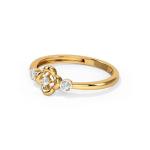 Rings for Unisex 925 Sterling Silver Triad Clover Ring on Brazilian Ring Band