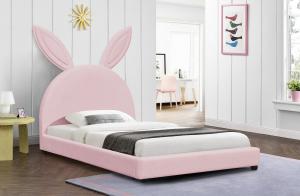 China 90x200Cm Upholstered Platform Bed Frame on sale