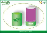 Recycled Custom Tea Tube Packaging Silk Screen Printing Logo Elegant Design
