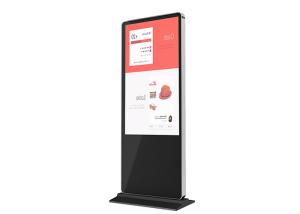 Digital Signage 75 Floor Mount 4K Indoor LCD Display Totem Advertising  for Shopping Mall