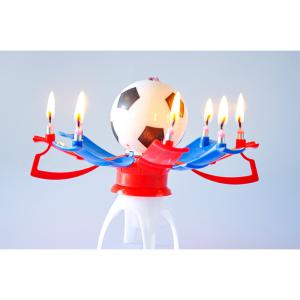 Wholesale Customized Football Musical Birthday Candles Paraffin Wax Material from china suppliers