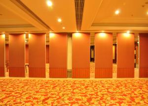 Wholesale Sound Proof Aluminum Movable Banquet Restaurant Partition Wall With Double Wheels from china suppliers
