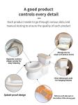 Eco Friendly Plastic 3 Colors Baby Potty Training Seat Home And Outdoor Use With