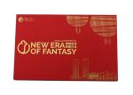 Cardboard Lift Off Lid Box Red Gold / Silver Hot Stamping Surface