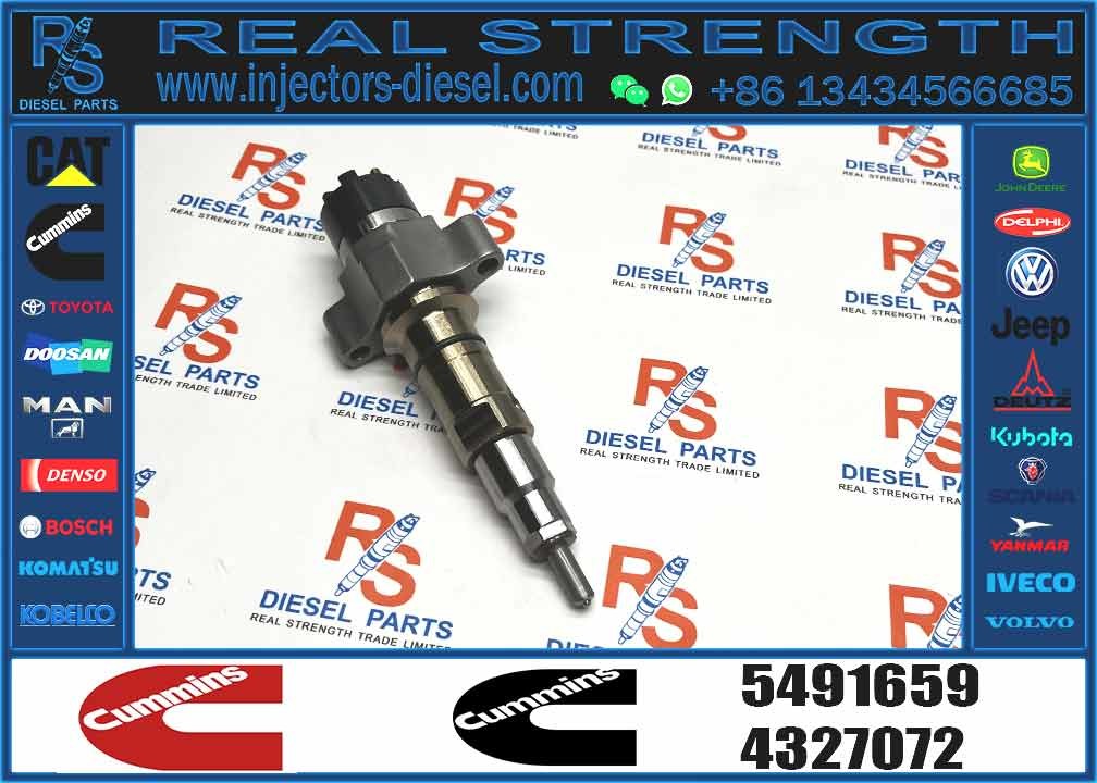 Common Rail Injector Fuel Injector 5491659 4327072 4359204 4307414 For QSL Excavator QSL9.3 ISCE Engine 6L