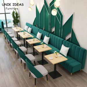 Wholesale Outdoor Velvet Restaurant Dining Table And Chairs Set Fabric 160cm 180cm Modern from china suppliers