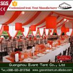 PVC Coated Polyester Fabric 15 X 30m Wedding Decoration Tent 500 Seat