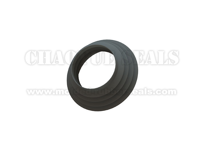 Customized 160 - 200 Mm Black Nitrile Buna-N  Rubber Bellow Seal For Papermaking Equipment