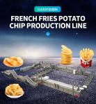Advanced Snack Food Production Line for Fresh Frozen French Fries Sticks 2 KG