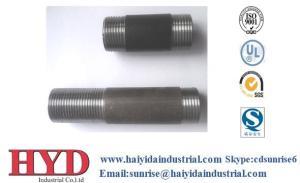 Wholesale Galvanized black carbon steel nipple China factory from china suppliers