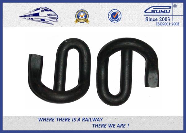 Diameter 18mm 20mm E Elastic Rail Clips Painted for Railway Fastening E1806