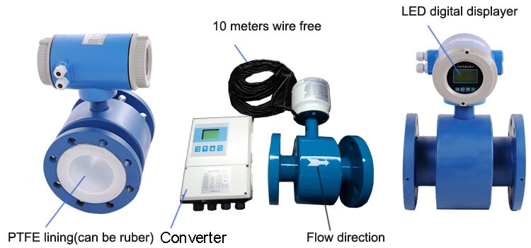 Usa Standard Atex Water Sewage Electromagnetic Flow Meter For Liquid Propane
