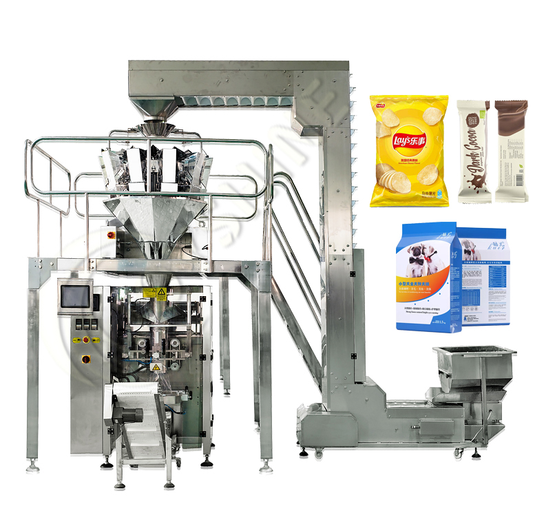 Vertical Full Automatic Granular Particle Food Rice Snacks Packing Machine Equipment