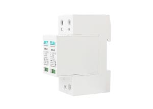 Wholesale Lightning Arrester Class II Imax 40kA 2P 20-40kA DIN Rail Surge Protection Over Voltage SPD from china suppliers