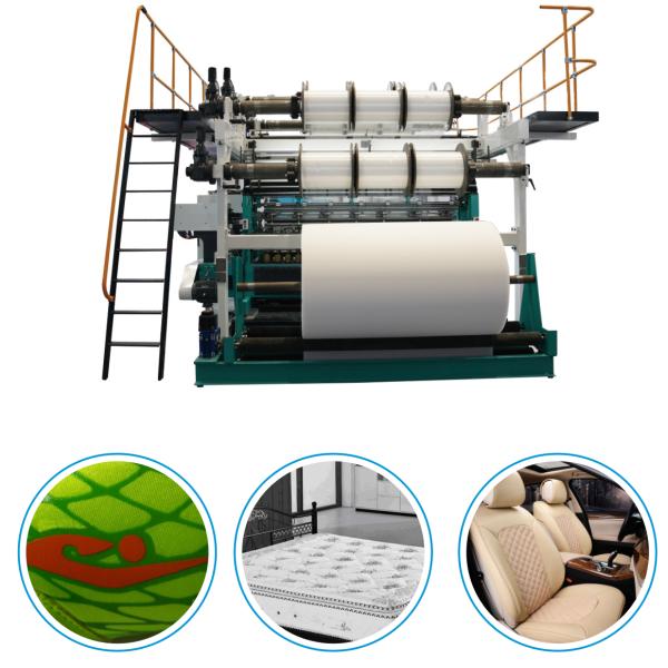 Double Needle Bed Warp Knitting Machine Car Seat Cushion 380V 138''