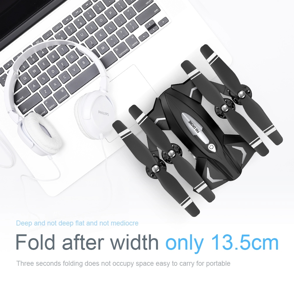 New style WiFi FPV Camera High Hold Mode Foldable Flight Time 18 Minutes 1080P Quadcopter RC F69 drone
