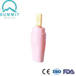 Gamma Sterilized Auto Retractable Safety Lancet Needle 21G 2.2mm Yellow
