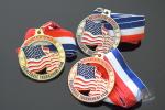 Die Cast Or Die Struck Pickleball USA Award Medals For Kids / Decorative Metal