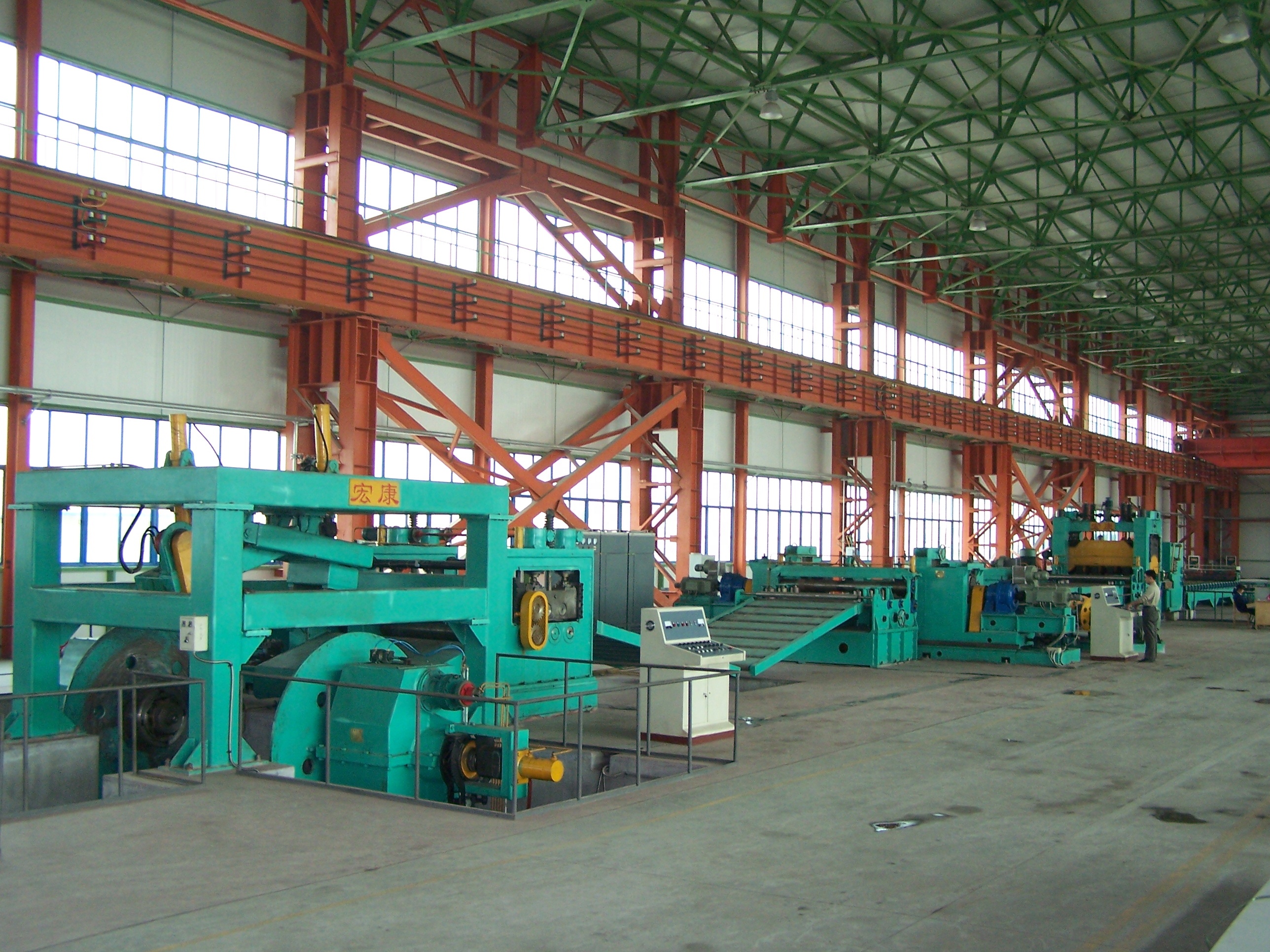 Metal Coil Uncoiling Leveling Mobile Shear Assembly Line with Bearing Core Components
