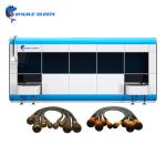 Six Tank Industrial Ultrasonic Cleaner , Hydrocarbon Vacuum Automatic Ultrasonic