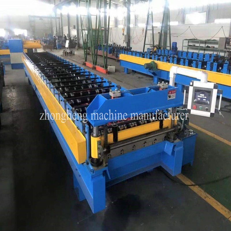 PPGI Metal Sheet Roof Tile Making Machine / Steel Roll Forming Machine