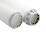 Factory Sales High Flow 20'' 40'' 5/10 Spun bond pleated water filter cartridge