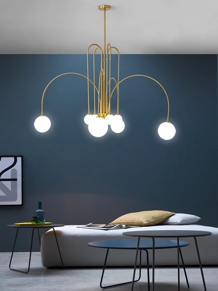 Modern Designer Glass Ball Chandelier Lighting For Living Room/Bedroom/Office Light(WH-MI-438)