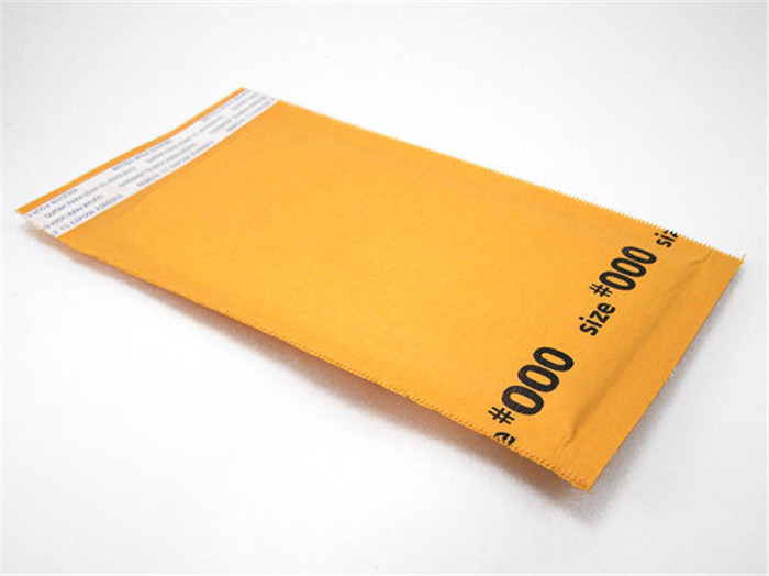 Patterned Blue Kraft Bubble Mailers 215x260mm #E Acid Resistant Bubble Wrap Packaging Envelopes
