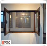 Wind Proof Aluminum Casement Windows Customized Size Safety Window Grill Design