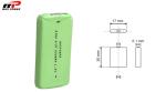 Flat 0.72wh 1.2V 4/5F 600mAh Prismatic NIMH Battery
