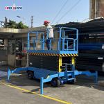 Industrial Mobile Platform Lift 0.3T Portable Electric Scissor Lift
