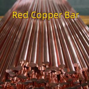 Wholesale 99.99% Pure C11000 Copper Round Bar OD 300MM Red Copper Rod Shaft from china suppliers