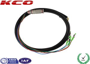 Wholesale IP67 Waterproof Fiber Optic Pigtail Single Mode 4 Fibers 3m PE Sheath from china suppliers