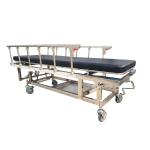 Black wheeled hospital stretcher truck Stainless steel stretcher truck