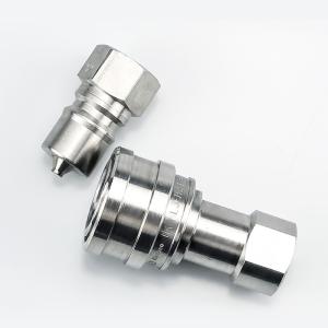 Wholesale stainless-steel-quick-couplings-hydraulic-high-pressure from china suppliers
