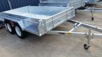 6x4 Tandem Box Trailer Single Axle Utility Trailer 750KG With Mudguards Checker