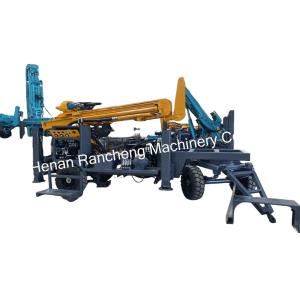 Wholesale RCF220W 65KW Engine Water Well Trailer Wheel Type DTH Water Well Drilling Rig from china suppliers