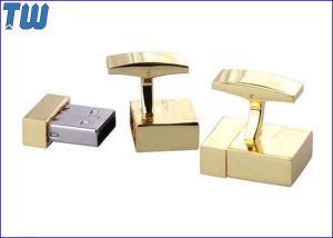 Wholesale Golden Noble Cufflink 16GB USB Stick Flash Drive Tiny Body Huge Data Storage from china suppliers