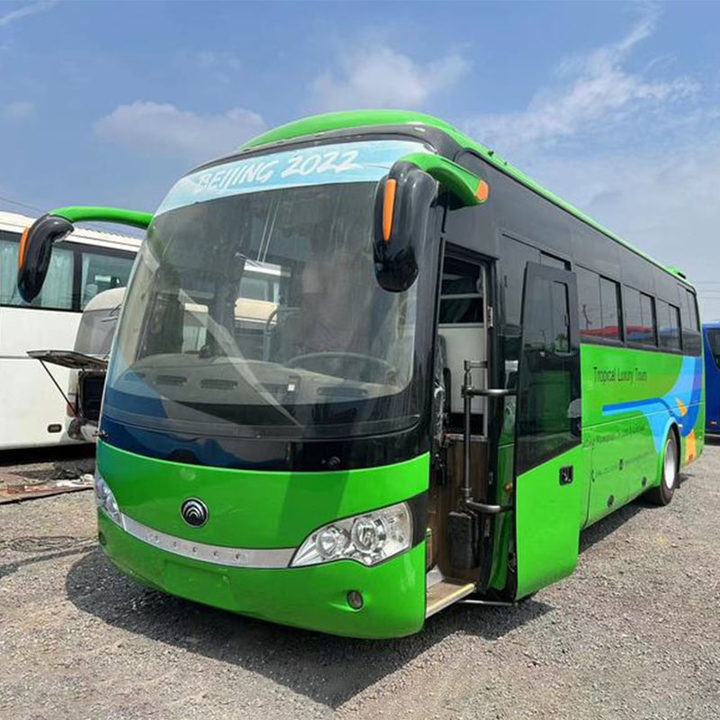 Air Suspension 65 Seats Used Chinese RHD Luxury Coach Bus Nice Refurbished 2017-2019