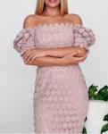Small Quantity Clothing Manufacturer Women'S Sexy Lace Long Dress Short Sleeve